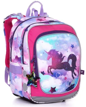 backpack Topgal ENDY 20002 - G/Violet - girl´s