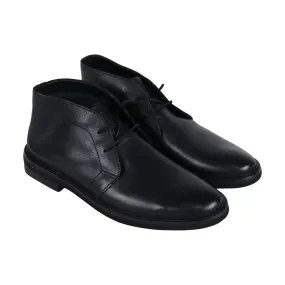 Bostonian Dezmin Mid 26133409 Mens Black Leather Lace Up Chukkas Boots