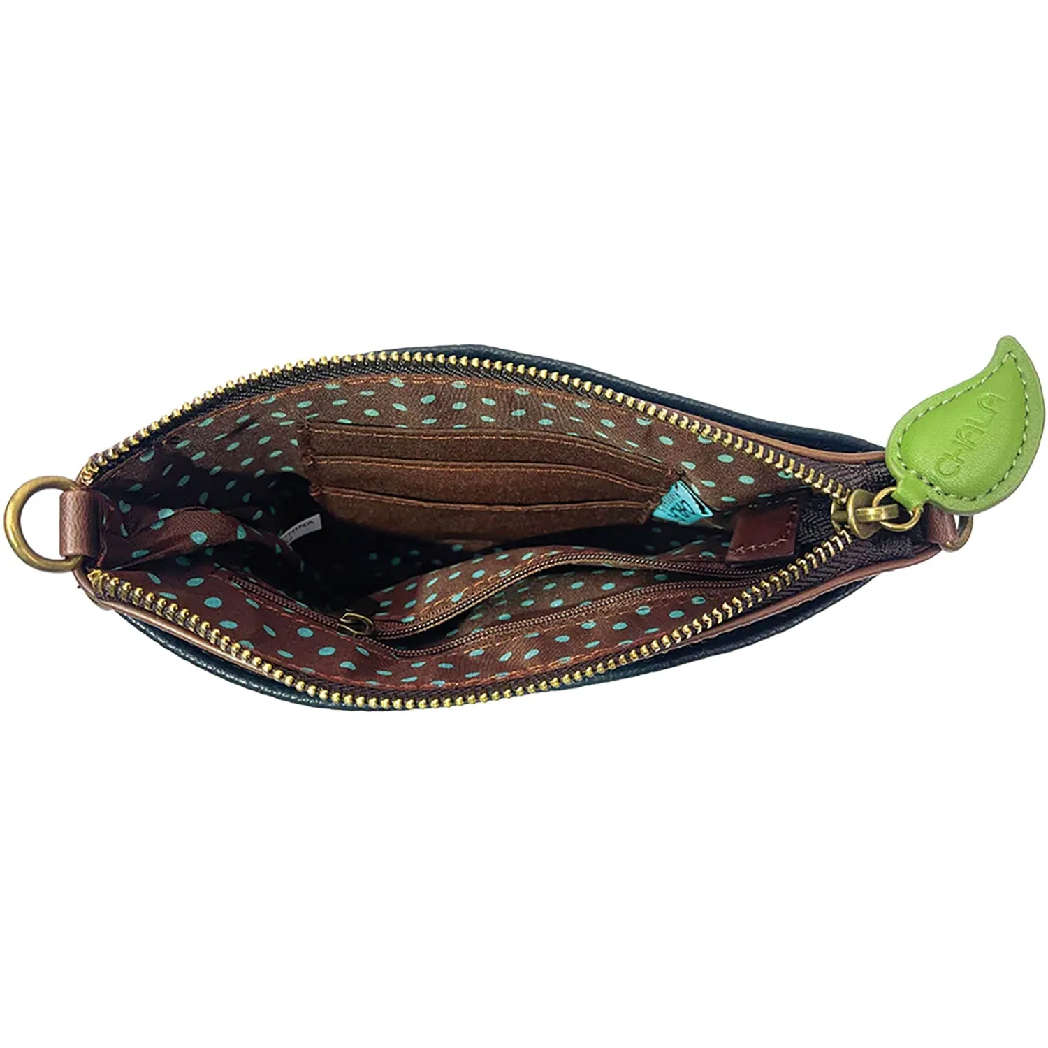 Chala Owl Mini Crossbody Olive Stripe