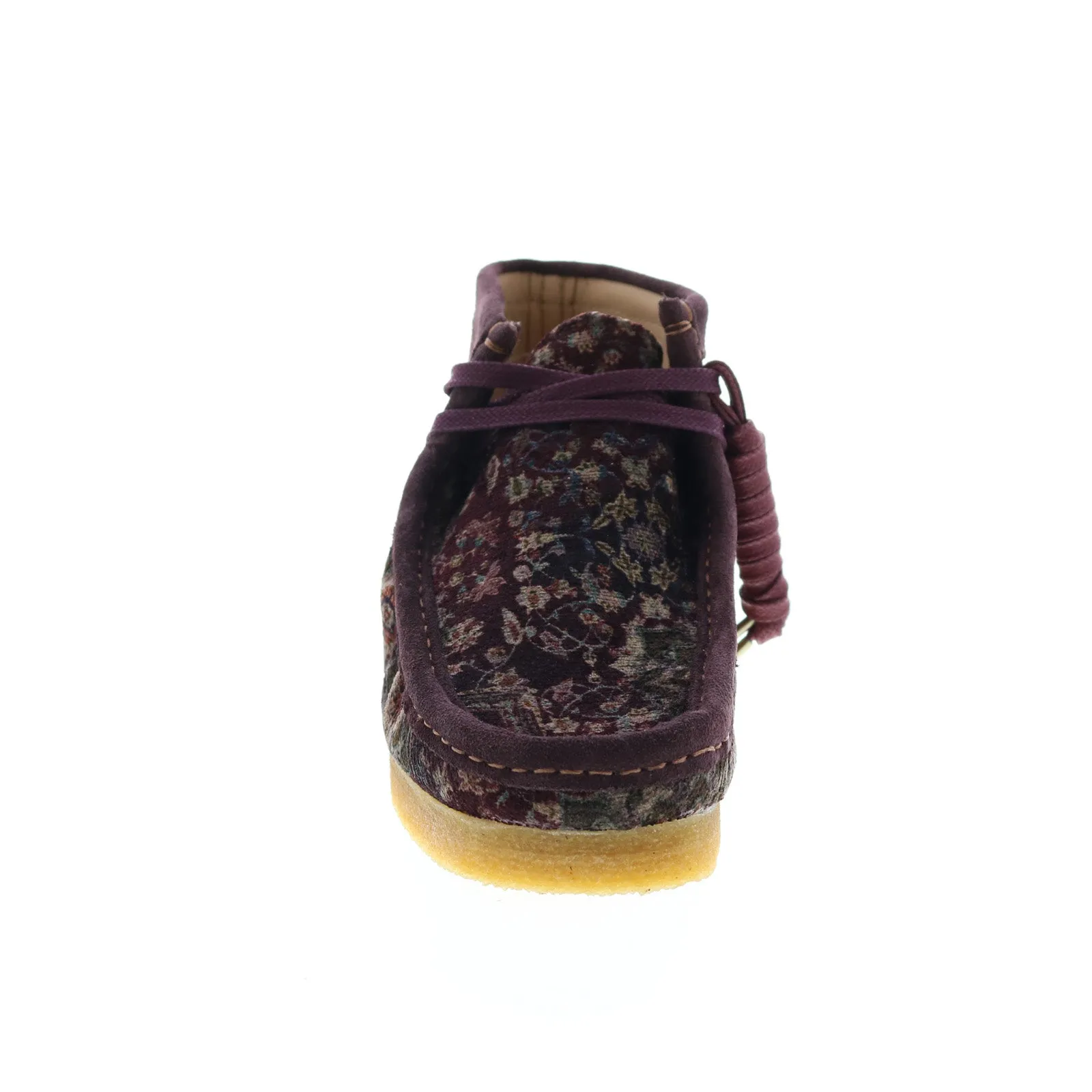 Clarks Wallabee Boot 26163920 Mens Burgundy Suede Lace Up Chukkas Boots