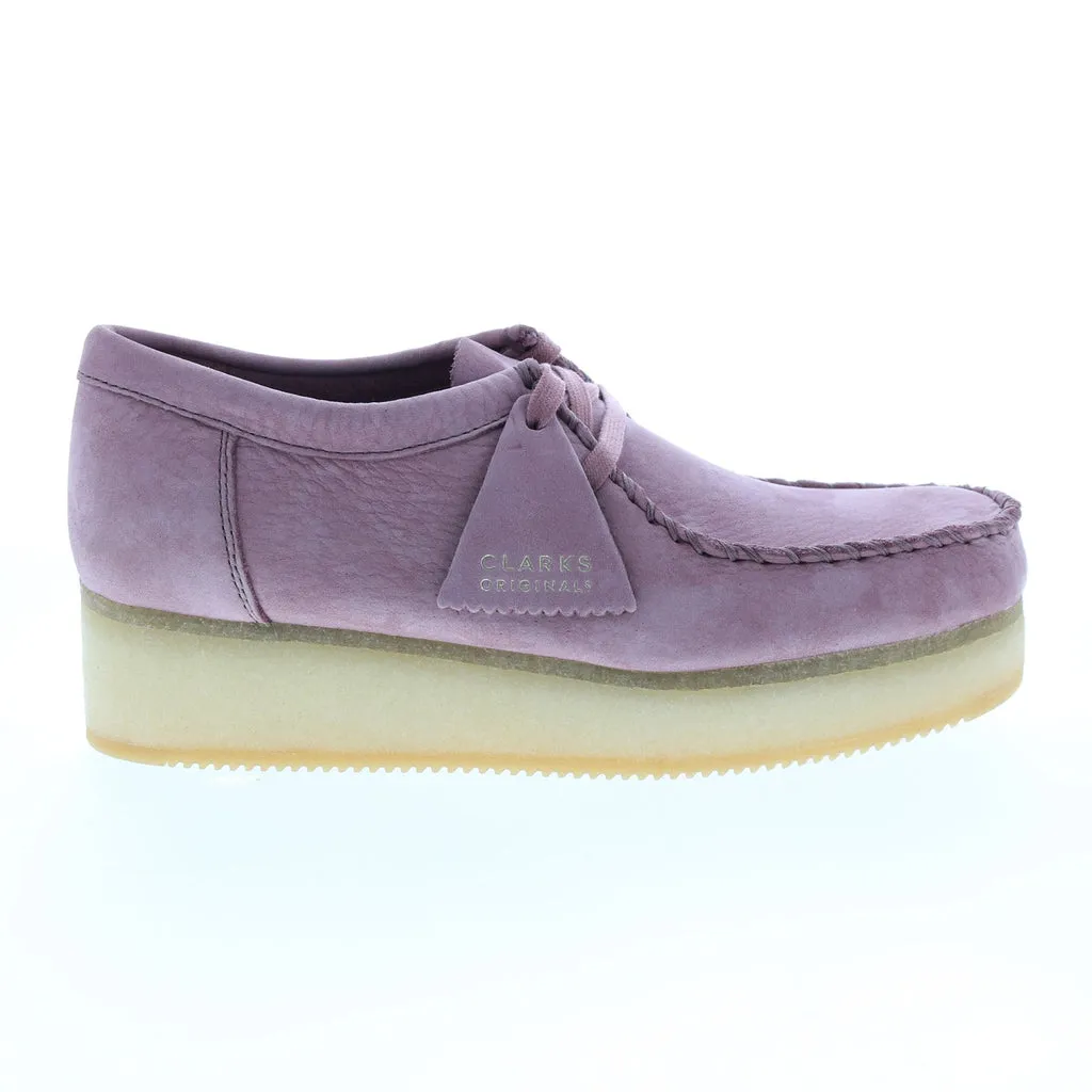 Clarks Wallacraft Lo 26163272 Womens Pink Nubuck Lace Up Chukkas Boots