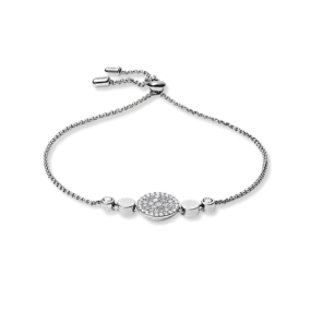 Fossil Blue Mosaic Stainless Steel Bracelet