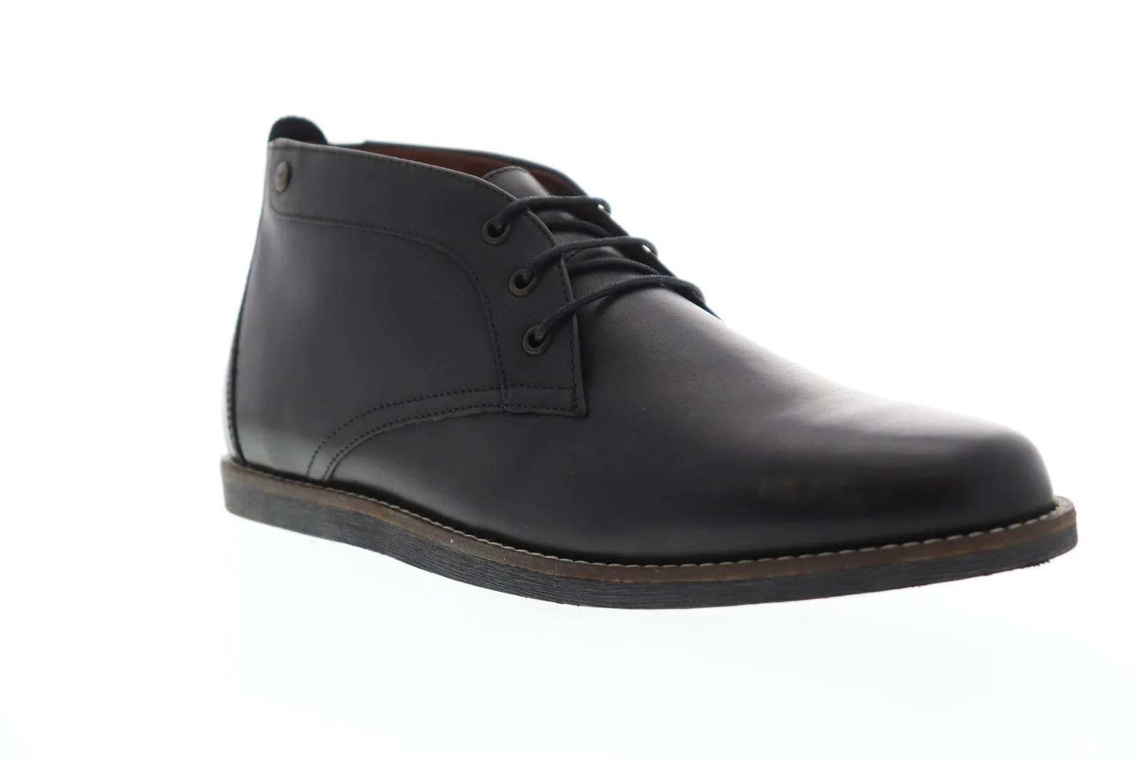 Frank Wright Gee II MFW507 Mens Black Leather Lace Up Chukkas Boots