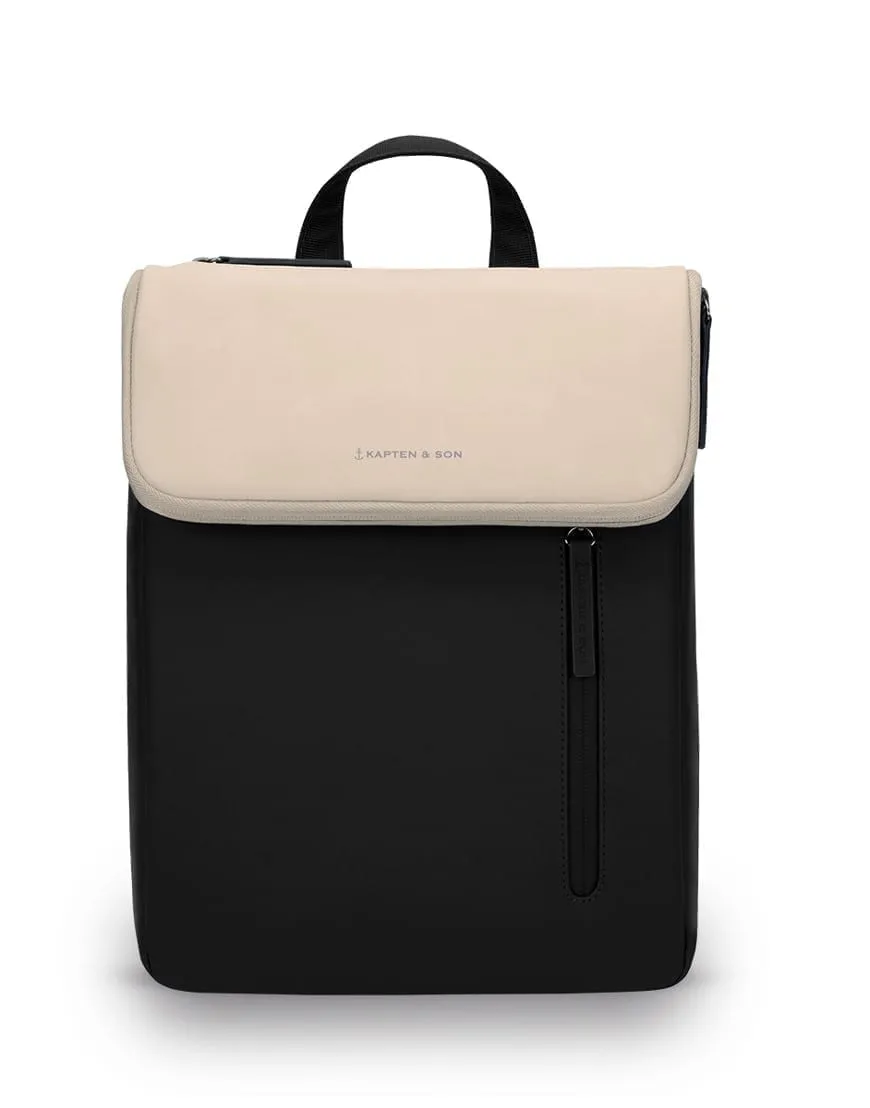 Kapten & Son Backpack Vallen Cream Black - WATCH | WEAR Online Store
