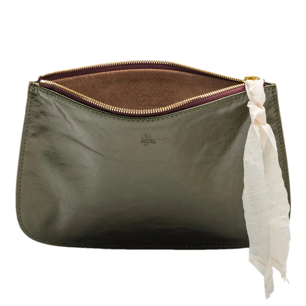 Leather Clutch - Medium