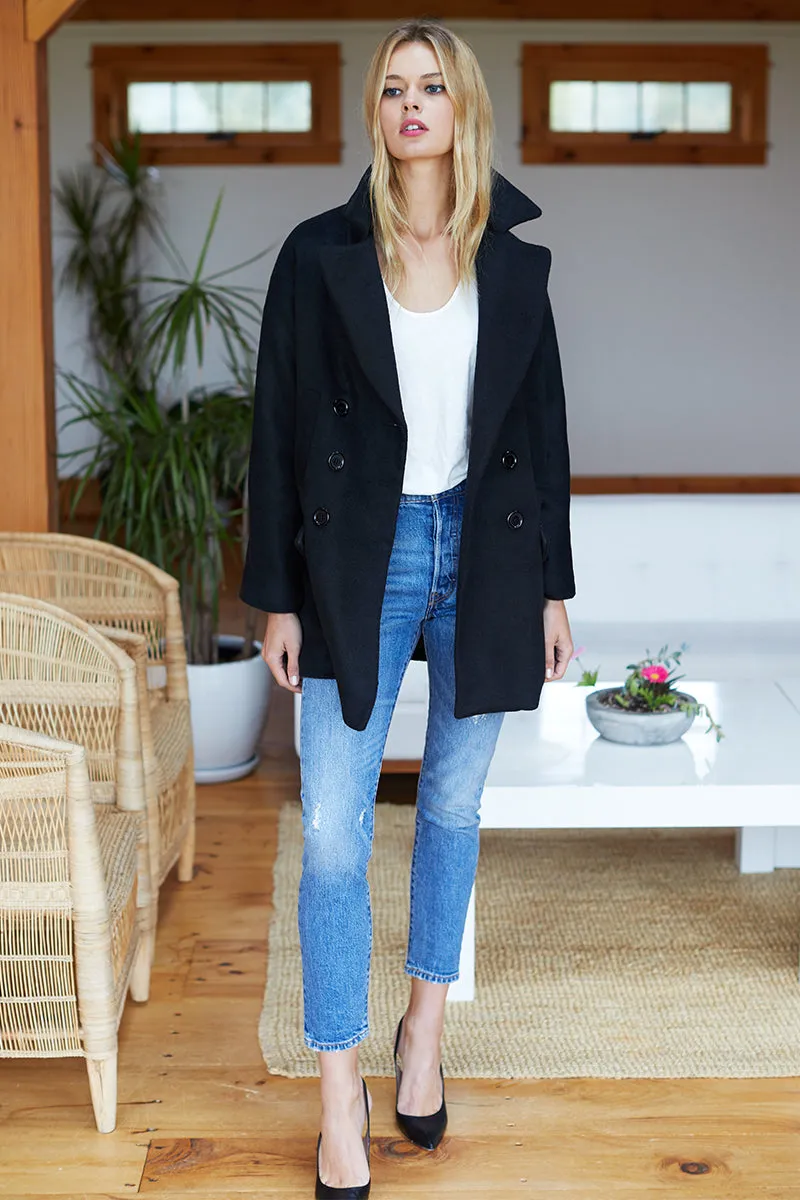 Major Peacoat - Black