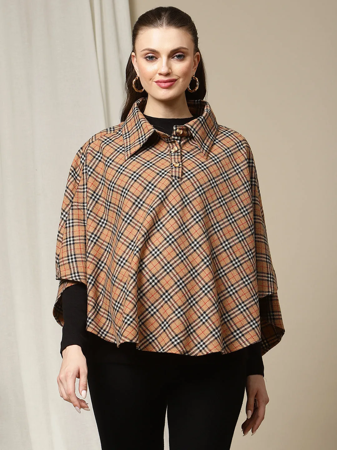 Maternity Woolen Poncho