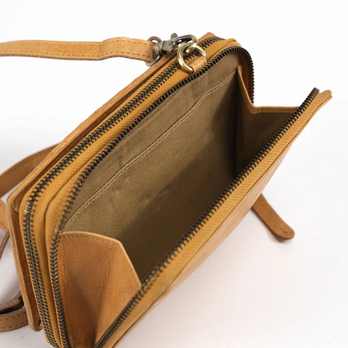 Milo Ella Crossbody Buckskin Leather Women's