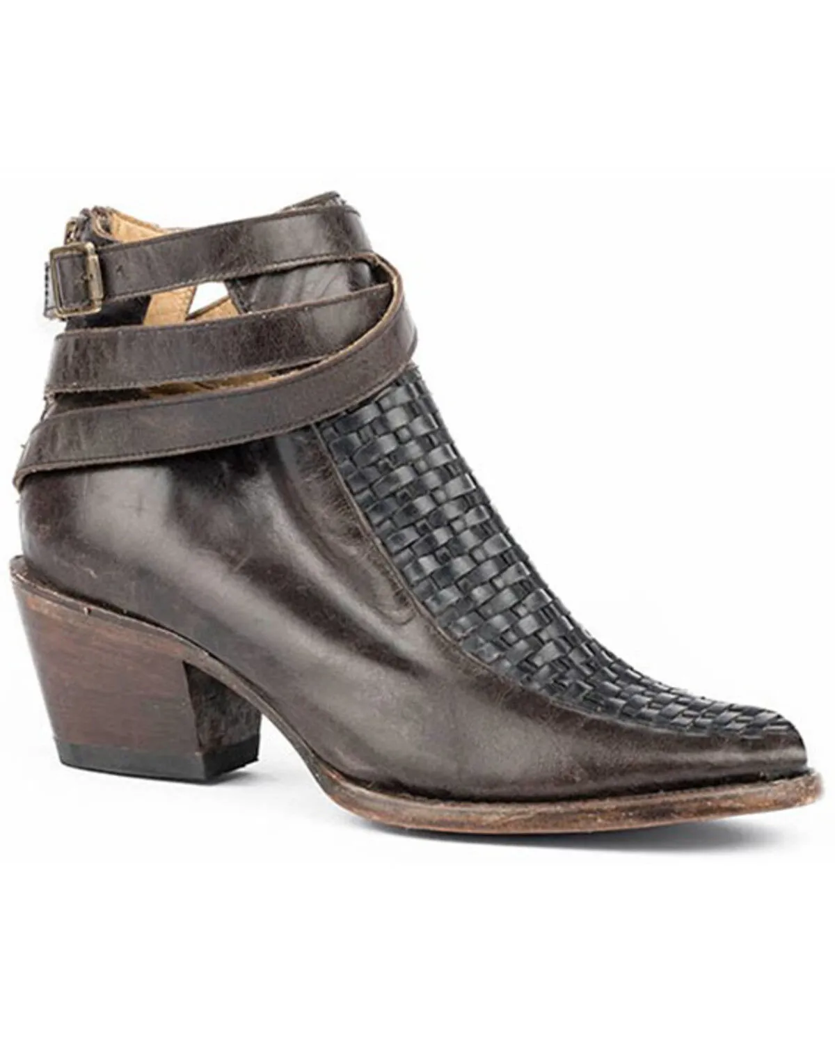 Product Name:  Stetson Women's Jacey Western Booties - Round Toe