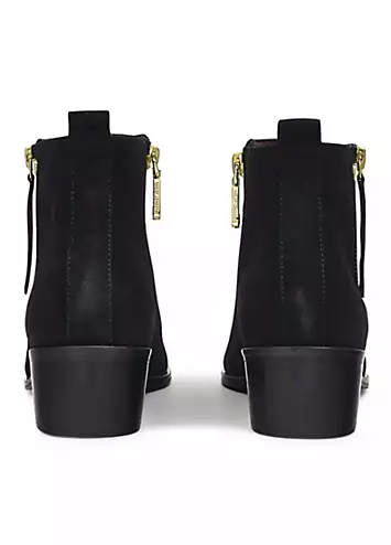 Radley London Black Sloane Gardens 2 Casual Outside Zip Booties | Grattan