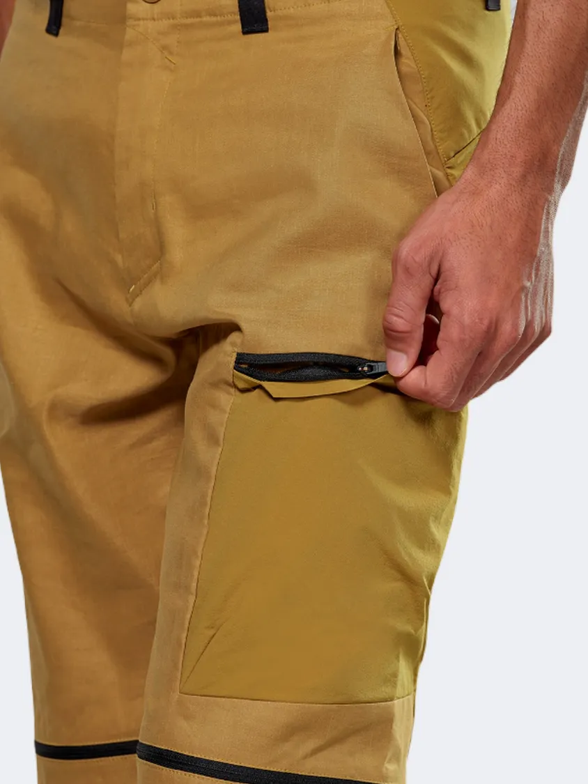 Salewa Puez Hemp Durastretch 2 In 1 Men Hiking Pant Beige Golden Brown