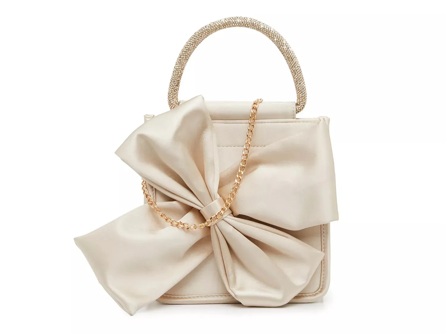 Satin Bow Mini Satchel
