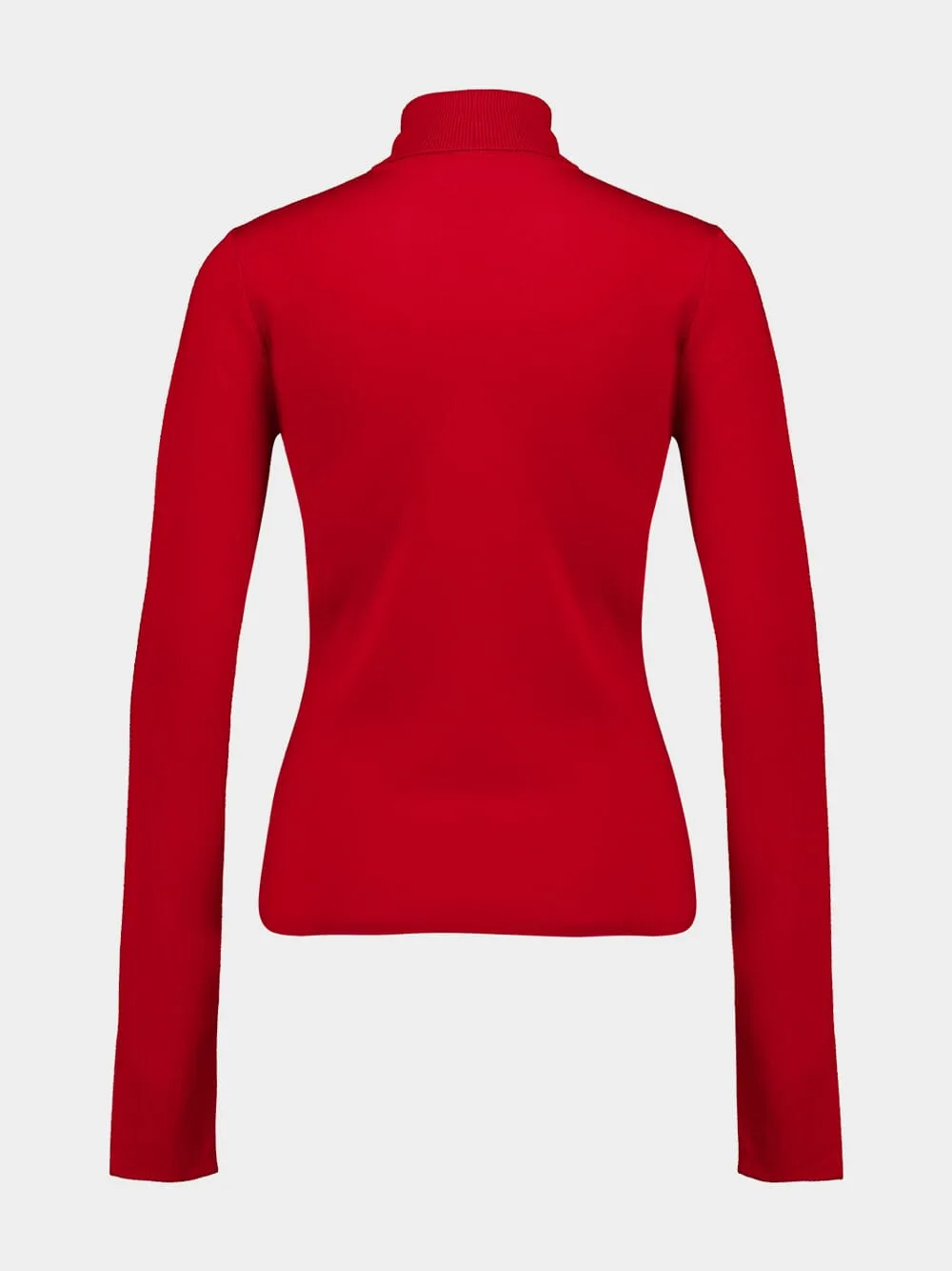 Scarlet Red May Knit Turtleneck