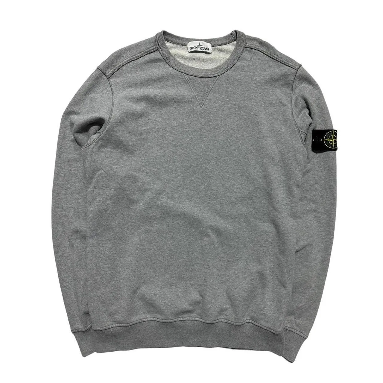 Stone Island Grey Pullover Crewneck