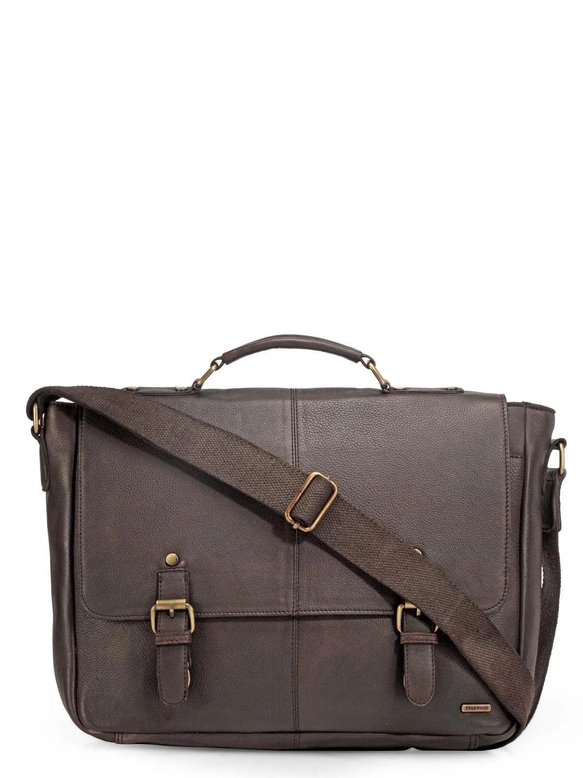 Teakwood Genuine Leather Messenger Bag