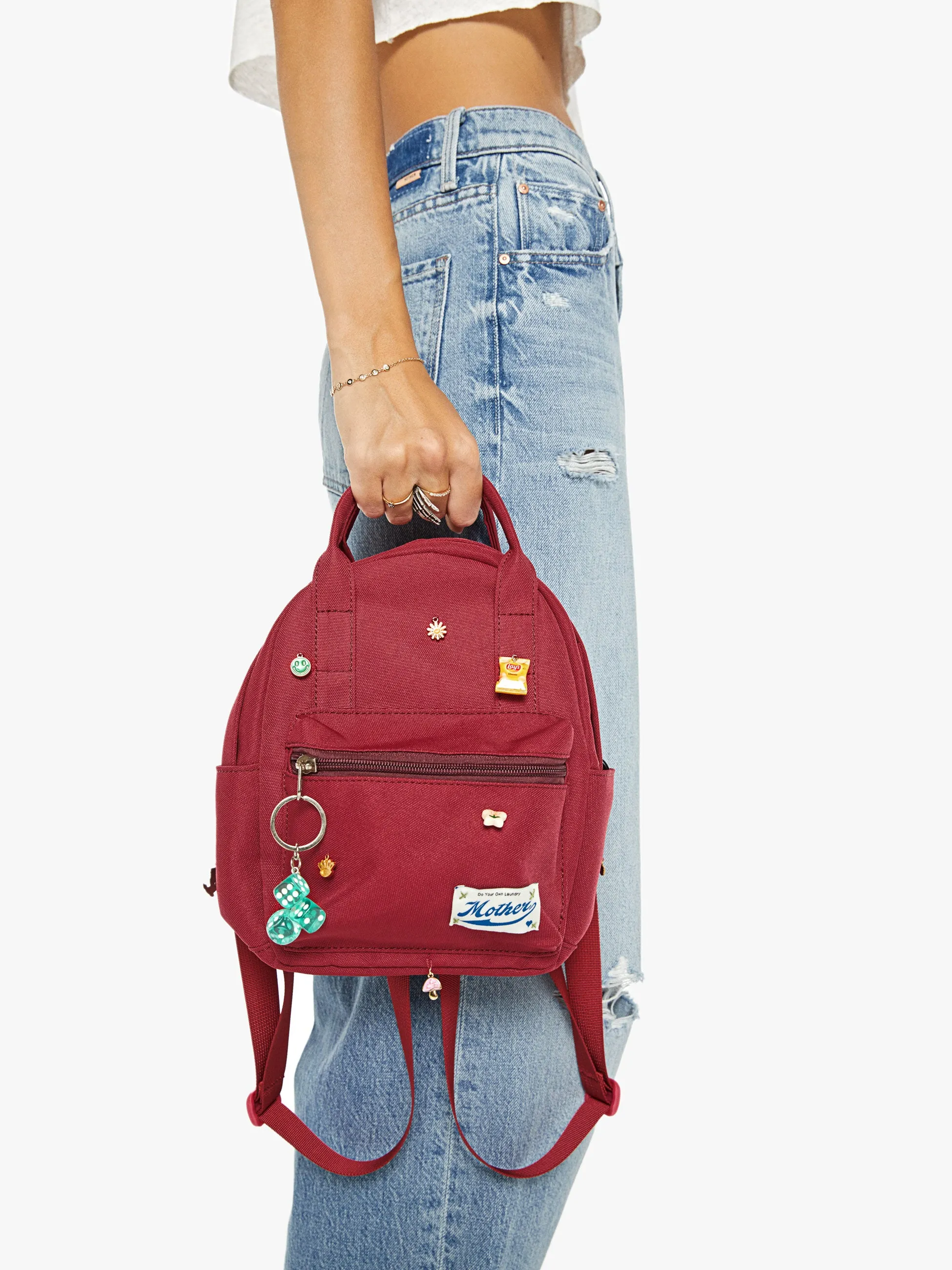 The Lucky Charms Mini Backpack - Maroon