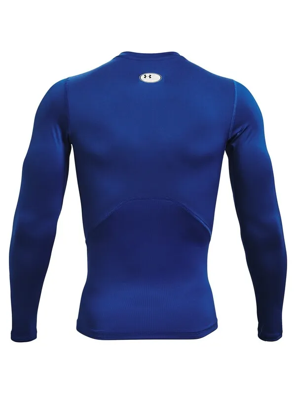 Under Armour HeatGear Long Sleeve Top - Royal/White
