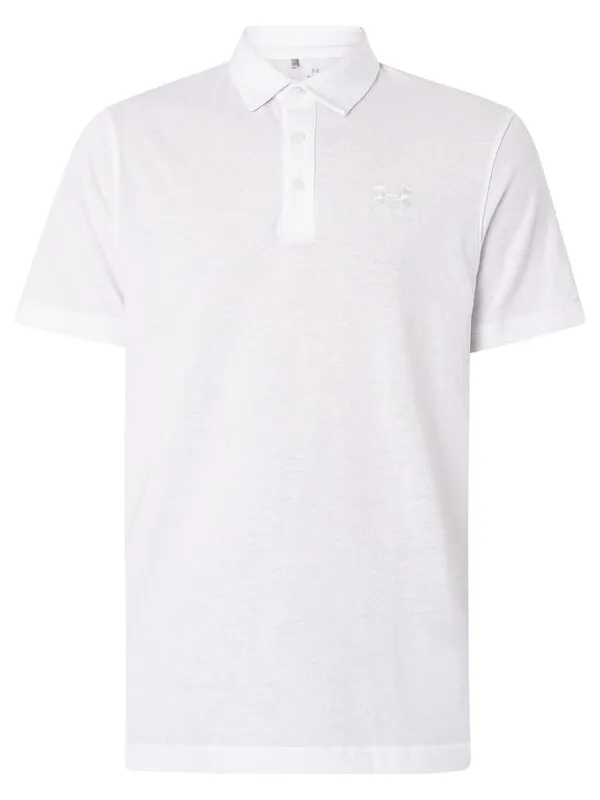 Under Armour Icon Loose Polo Shirt - White